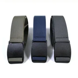 Men Women's Real Nylon Belt Outdoor Quick-drying Canvas Cintos Plastic Buckle Ultra Light Belts Student Military Training Strap