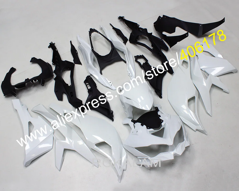 For Kawasaki Ninja ZX-25R 2020 2021 2022 ZX25R 20 21 22 White Aftermarket Motorcycle Fairing (Injection Molding)