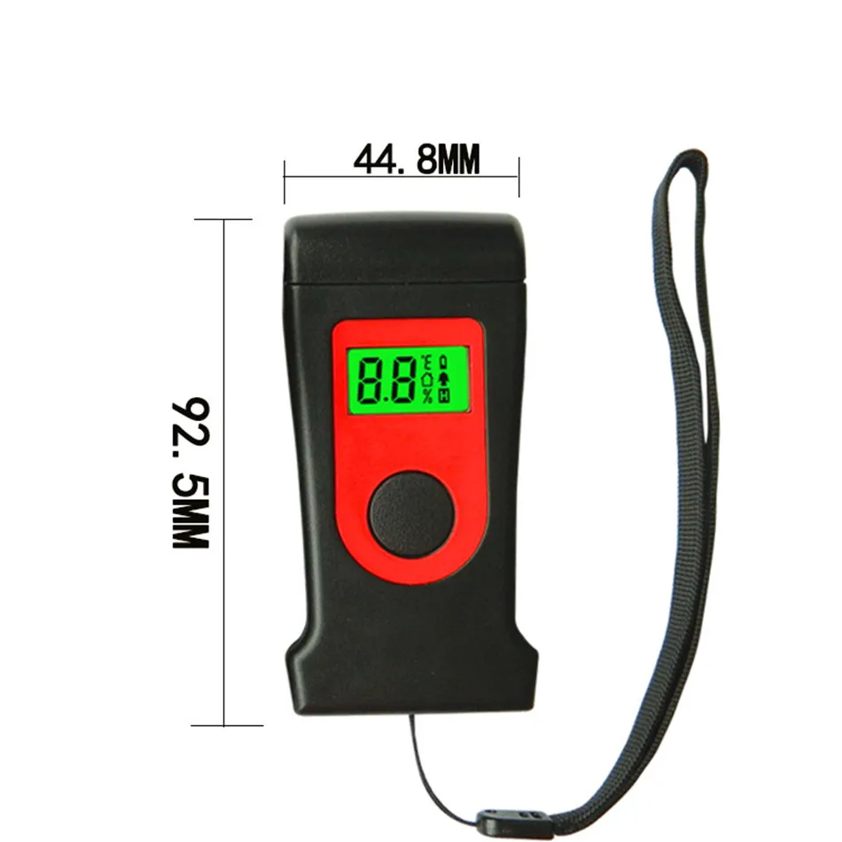 MT250 LCD Screen With Backlight Humidity Detector Mini Wood And Building Material