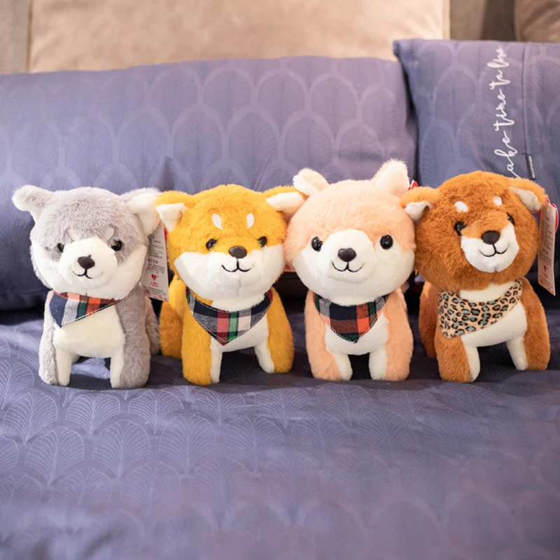 

20 см мультяшная Милая Шиба ину милая собака плюшевая игрушка аниме Huskies Puppy Детские комфортные игрушки домашняя спальня Детская комната Декор подарки