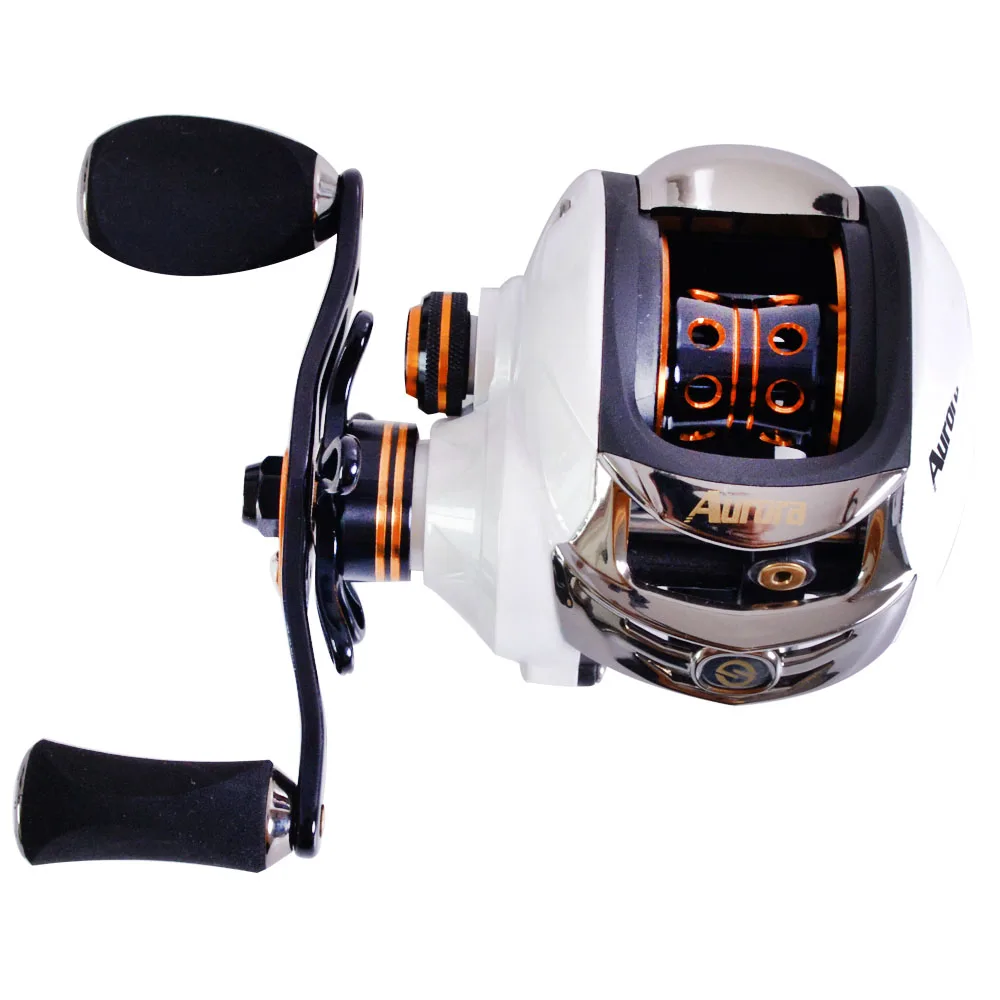 

Brake System 6.3:1 Gear Ratio 11+1BB Right/Left Hand Baitcasting Reel High Speed Lure Fishing Reel with Centrifugal