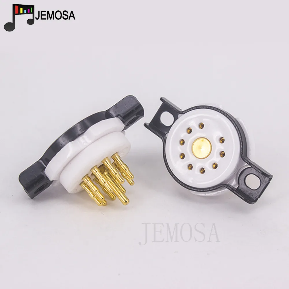 ท่อ9Pin เซรามิก eizz สำหรับ12AU7 ECC82 ECC83 EL84 12AX7 ECC88สูญญากาศ7199หลอดไฮไฟเครื่องขยายเสียงวินเทจ