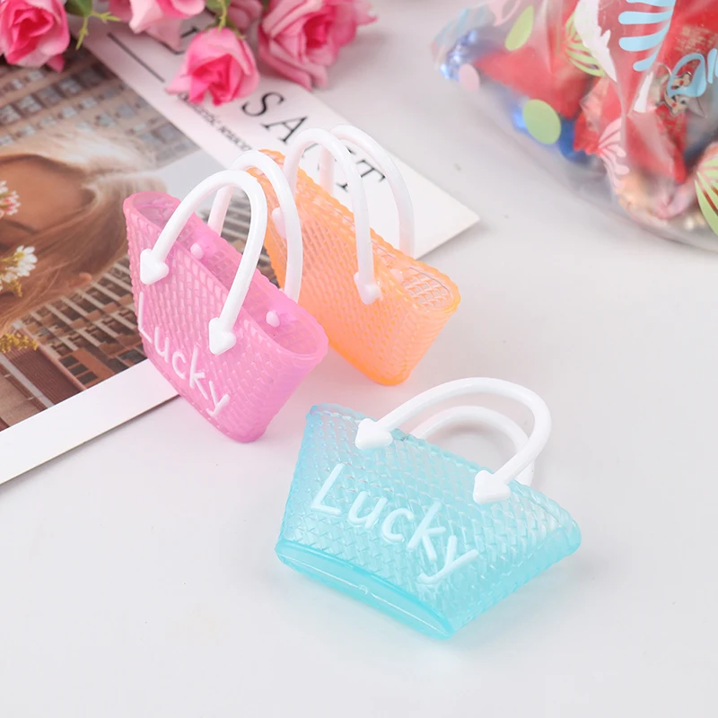 3 Pcs/lot Fashion Princess Doll Handbag Bag Dolls Accessories Children Simulation Mini toys