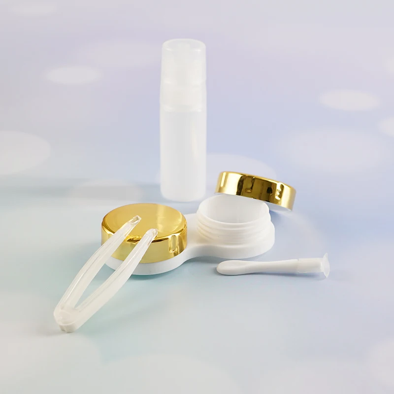 Kontaktlinsen Fall Lagerung Runde Star Abdeckung Schüler Fall Reise Container Halter Storage Box Für Reise Unsichtbare Brille Organizer