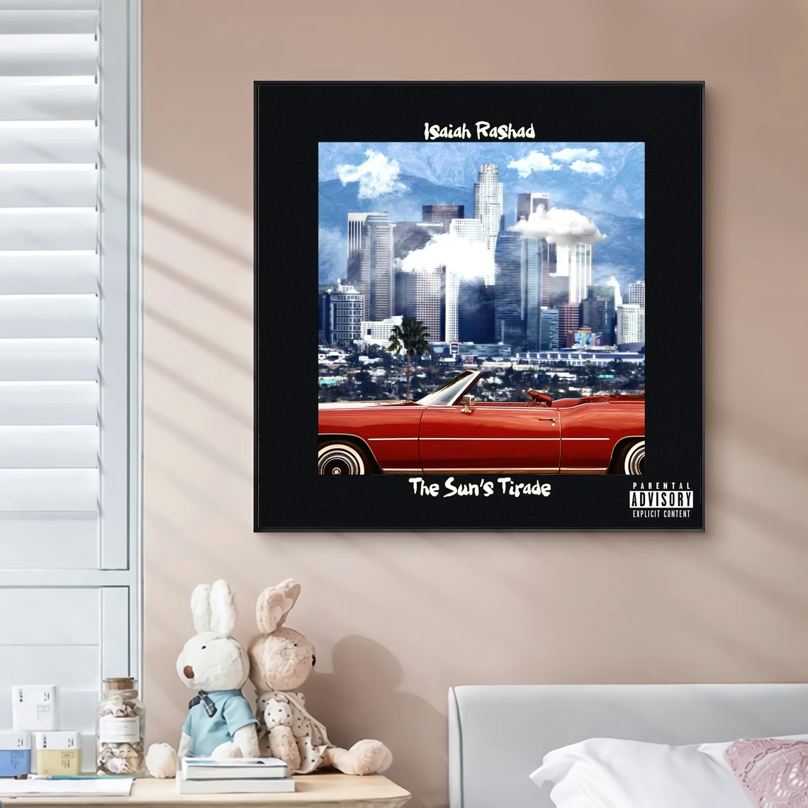 Isaiah rashad The Sun's tirad Music Album Poster Canvas Print Home Decoration wall Painting (No Frame)