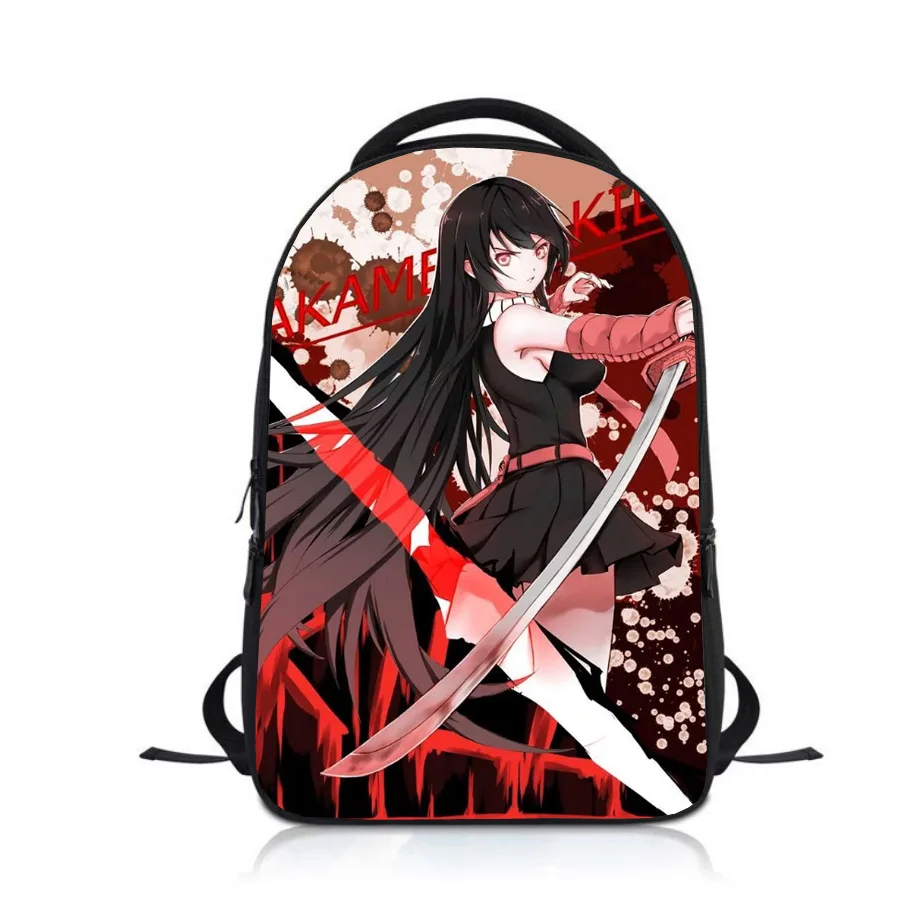 Anime Akame ga TÖTEN! Studenten Rucksack Schule Tasche Kinder Cartoon Rucksack Jungen Mädchen Rucksack Bookbag Kinder Satchel