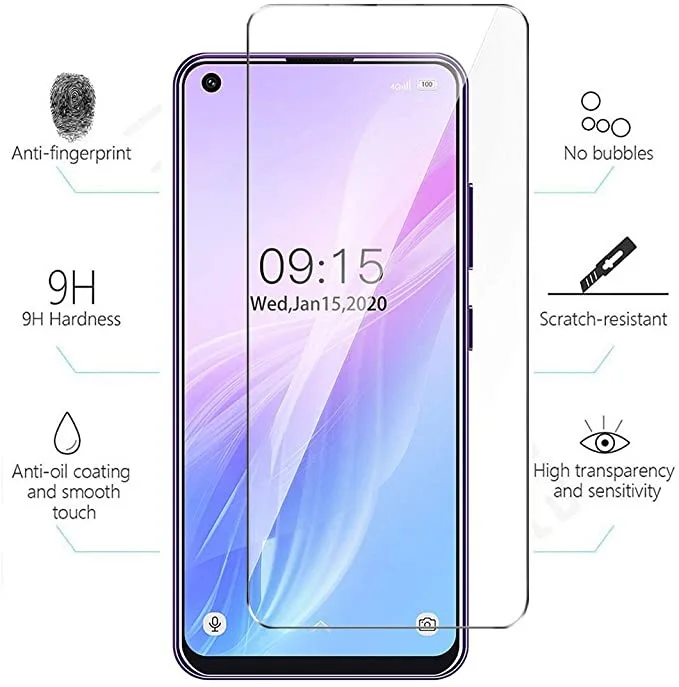 FOR Oukitel C18 Pro Tempered Glass Protective on Oukitel C18Pro Screen Protector Glass Film Cover