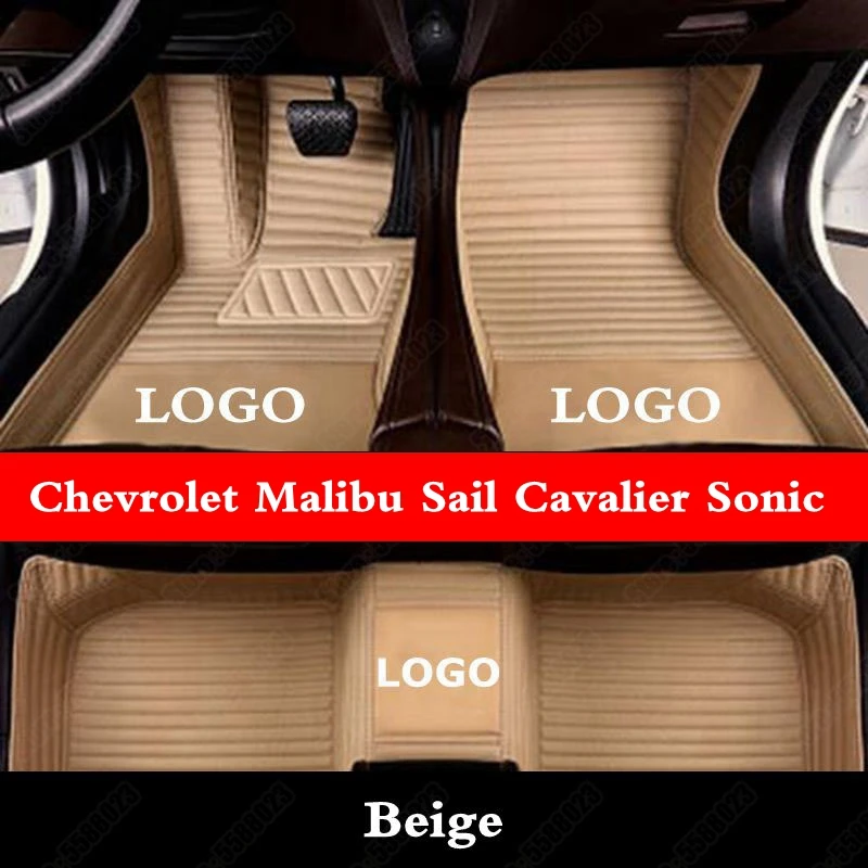 Car Floor Mats for Chevrolet Malibu Sail Cavalier Sonic Camaro Cruze Spark Epica Car Accessories Mat Personalized Foot Pads Rugs