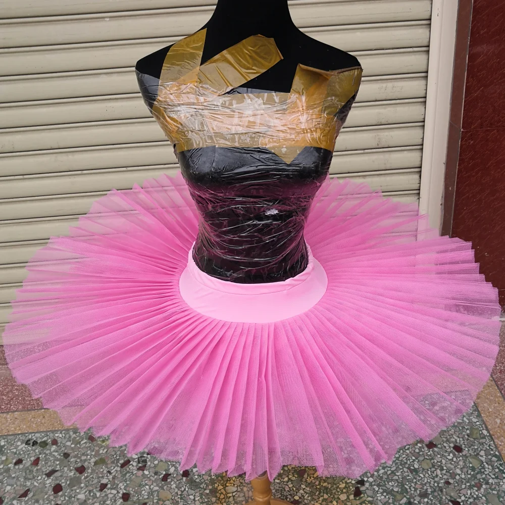 Traje con falda de tutú de Ballet El lago de los cisnes para niñas, bailarina, ropa de danza del vientre, faldas de princesa