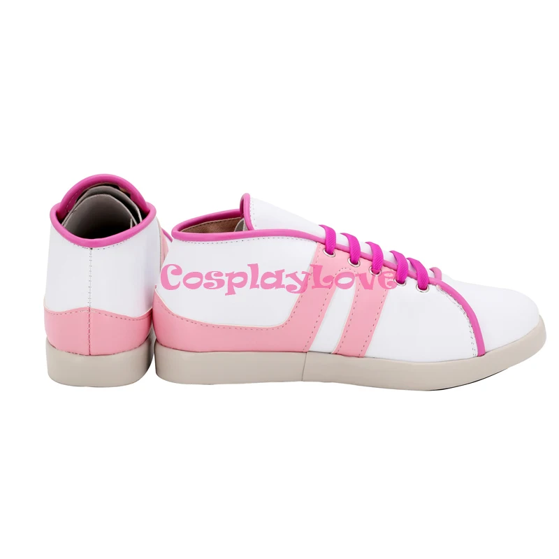 CosplayLove OW Spiel Dva Hana Song Academy D.Va Weiß Rosa Cosplay Schuhe Lange Stiefel Leder Nach Maß