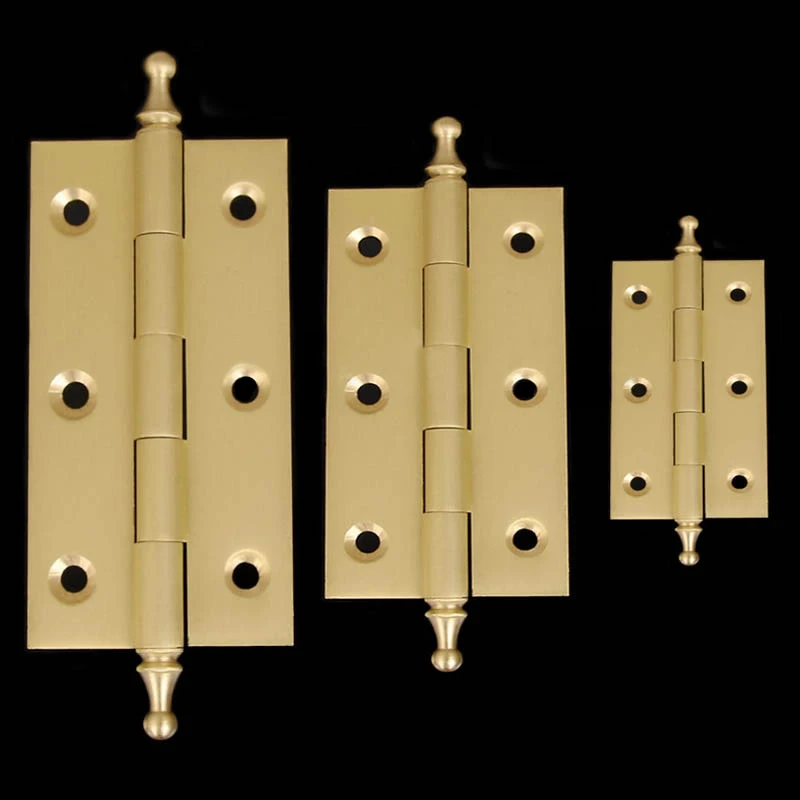 

Brand New 10PCS Solid Brass Furniture Hinges Invisible Cupboard Wardrobe Drawer Cabinet Door Hinges 2Inch/2.5Inch/3Inch