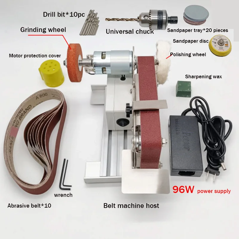 Electric Belt Sander 96/150/400W Desktop Blade Cutter Edge Power Tool 220V DIY Grinding Machine Fixed Angle Sharpening Machine