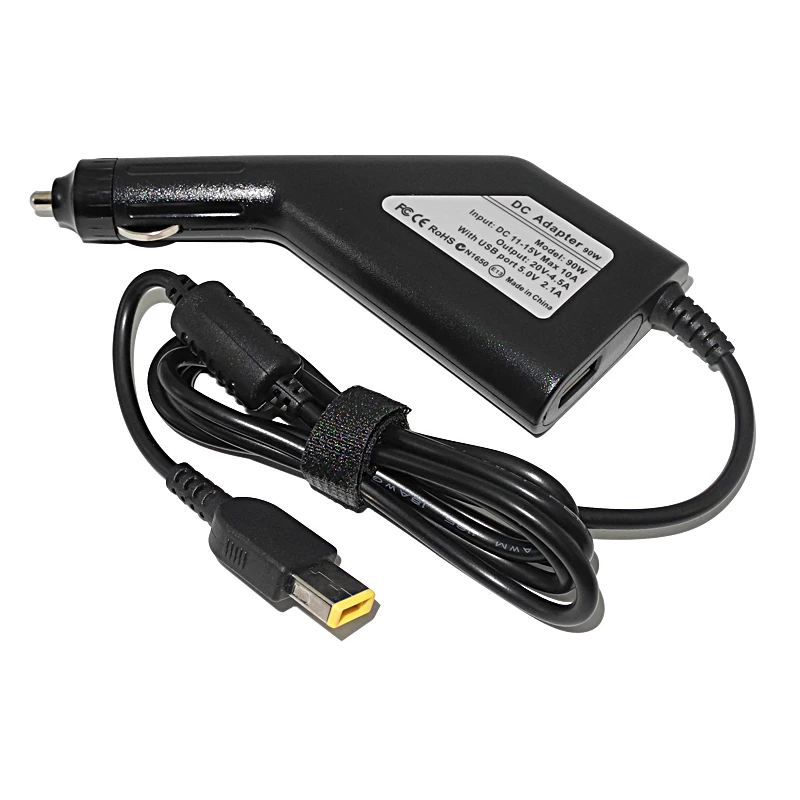 Dc Laptop Car Charger 20V 4.5A 90W for Lenovo ThinkPad X240S E431 E531 G500 G505 T440 E431 E360 S3 Power Adapter