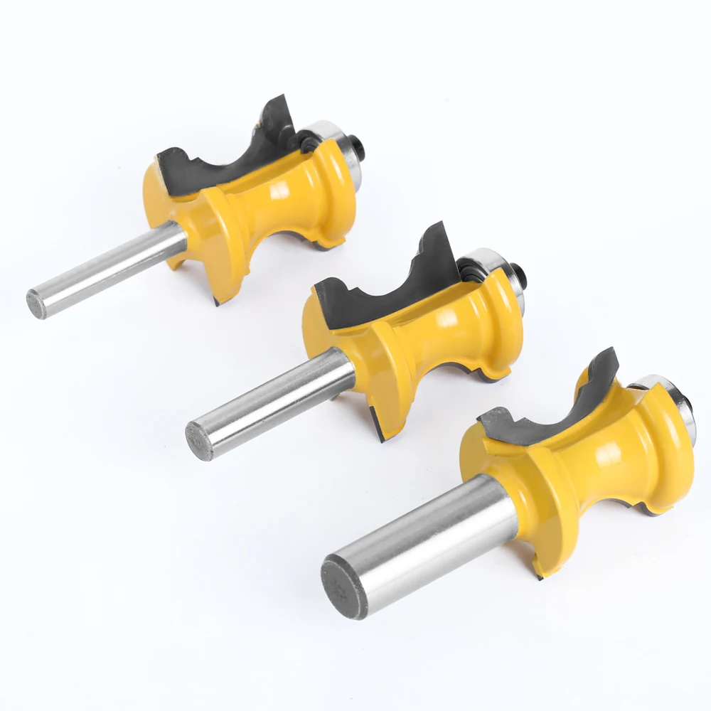 Imagem -02 - Vie 1pc Côncavo Raio Fresas Convexo Coluna Linha Moldagem Cortador de Bits Roteador para Madeira Madeira Mc03006 la