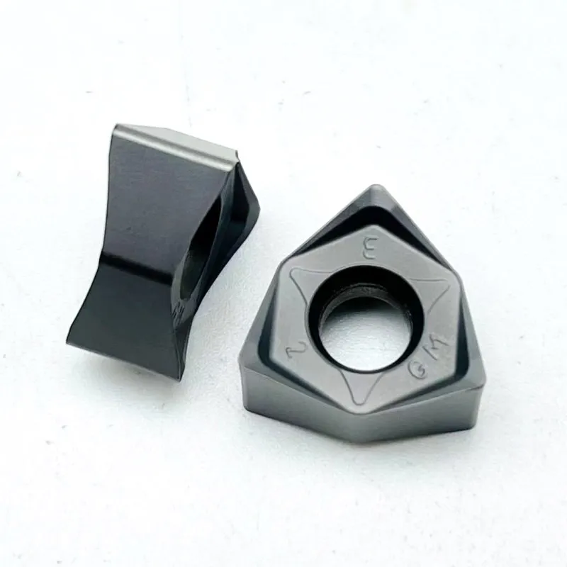· Inserto di fresatura a piano esagonale a doppia faccia GM 100% utensile di tornitura con inserto in metallo duro a 90 gradi originale a 90 gradi