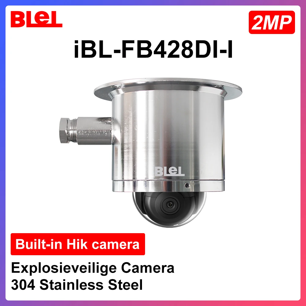 Explosion-proof Camera 2MP Built-in Hik camera 304 Stainless Steel Explosieveilige IR 20m Exd IIC T6 Gb /ExtD A21