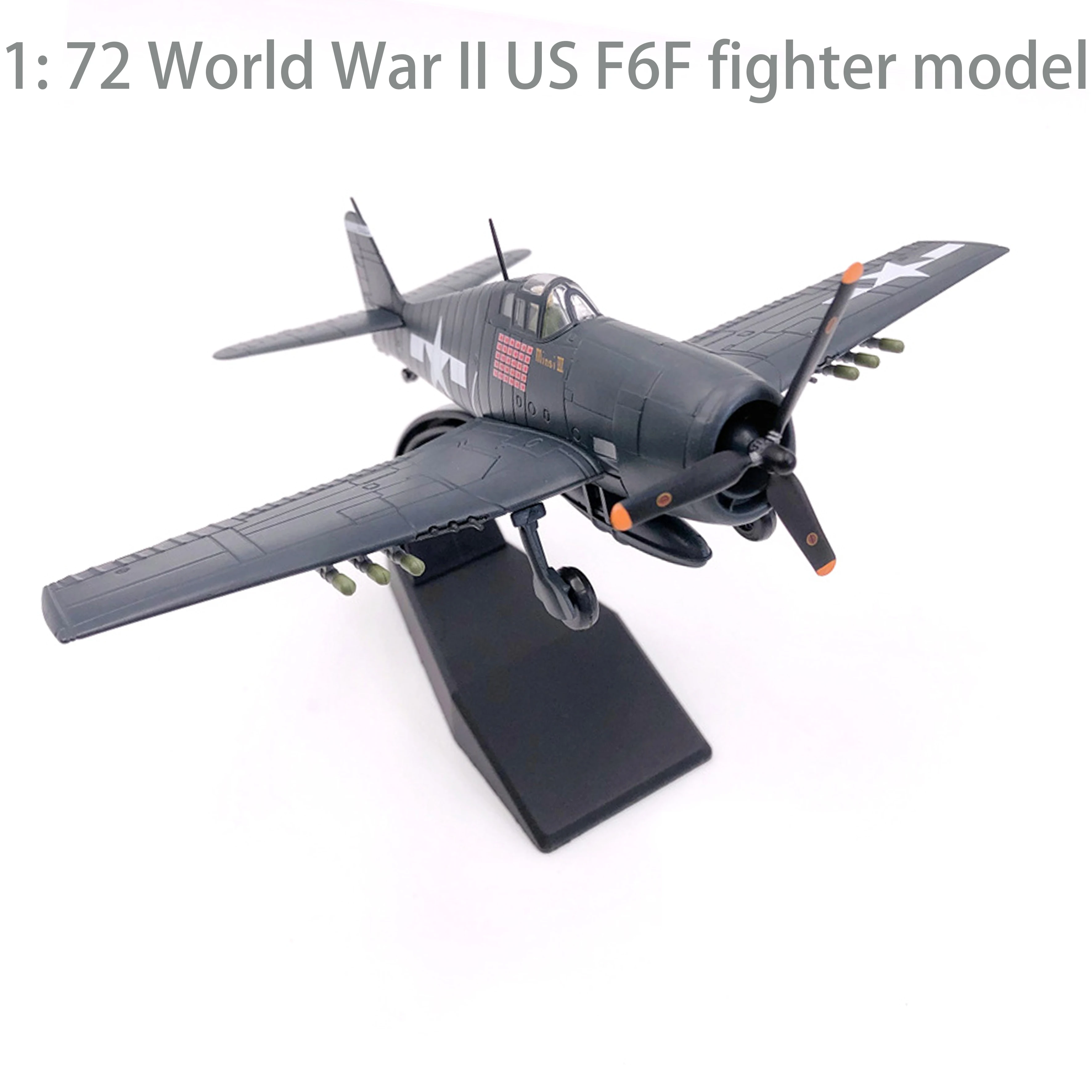 

Special new products 1: 72 World War II US F6F fighter model Maccampbell driving Wright Bay naval battle