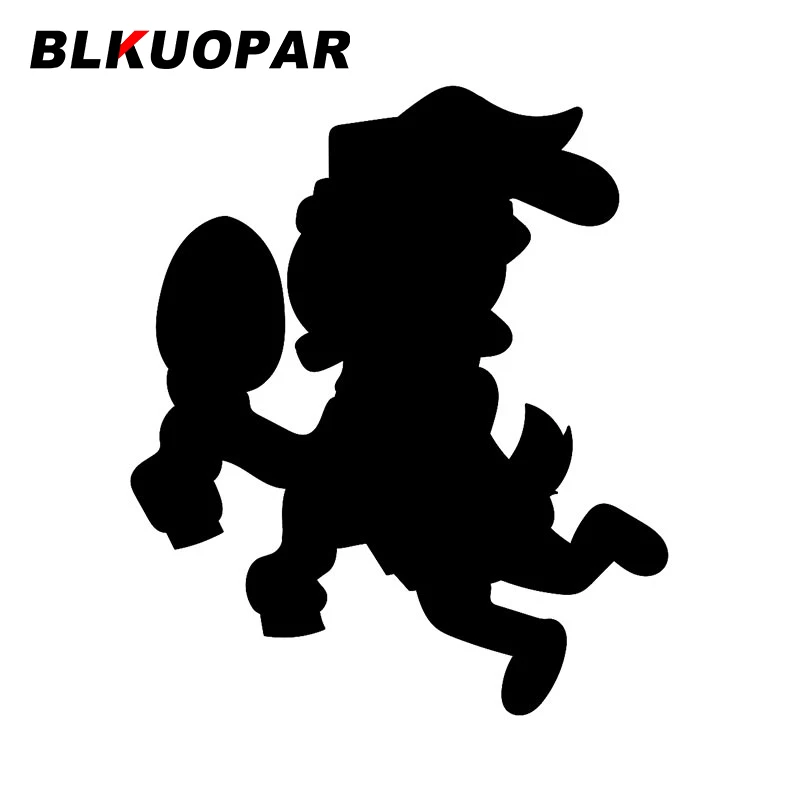 BLKUOPAR Rabbit Painted Egg Decals Simple Funny Car Stickers Windshield Motocycle Helmet Waterproof Sunscreen Vinyl Car Wrap