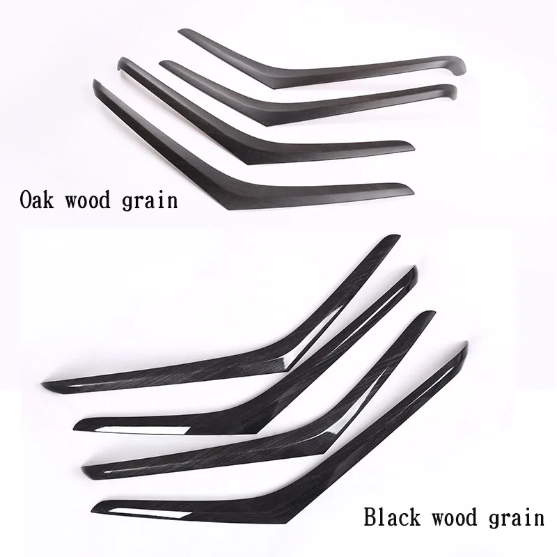 4pcs/set For Mercedes benz W222 S Class S320 2014-2017 Car-styling ABS Dark Wood Grain Interior Door Decotation Strips Trim