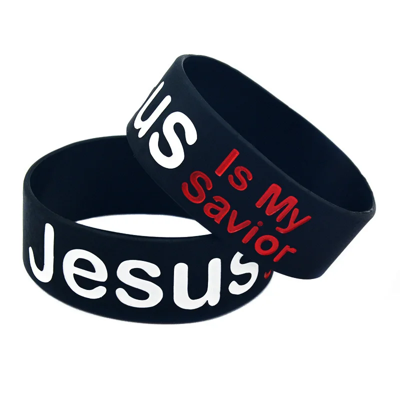 Fashion Jesus Is My Savior Silicone Bracelet Wild Men And Women Redemption Bracelet Hot Sale