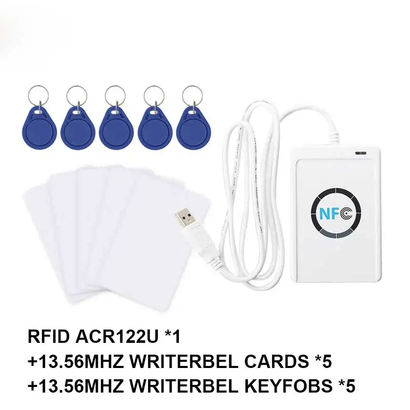 USB ACR122U Kontaktloser Smart Card Access Card Copy Reader IC Property Elevator Decryption Copy Machine 13,56 MHz