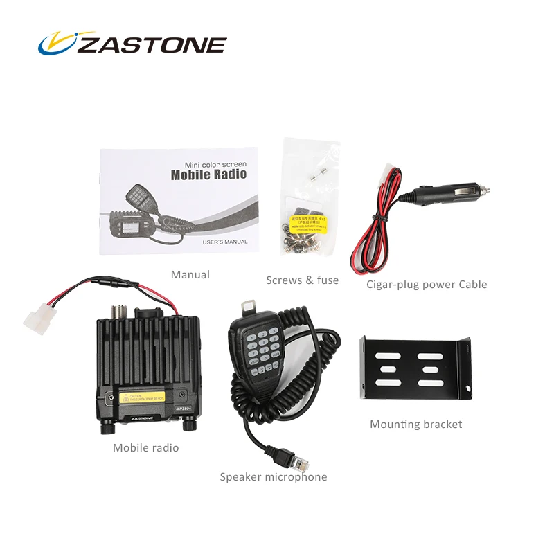 Walkie Talkie Zastone MP380+ 136-174MHz  400-480MHz Dual Band Mobile Radio Long Range Car Mobile Radio Station Transceiver