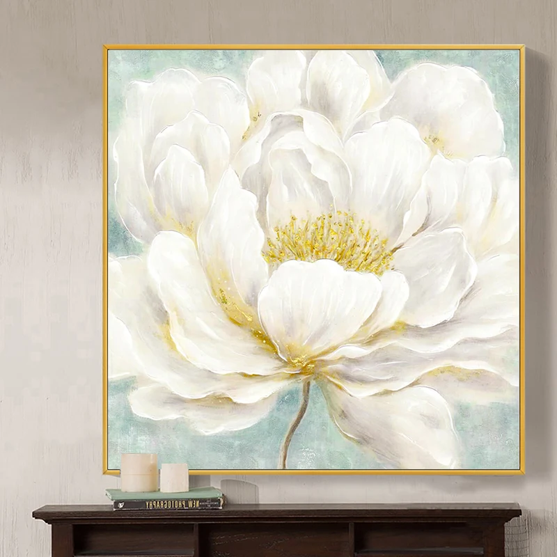 

EECAMAIL 5D DIY Full Diamond Painting No Frame Flower Peony American Porch Decorative Painting Nordic Diamond Embroidery