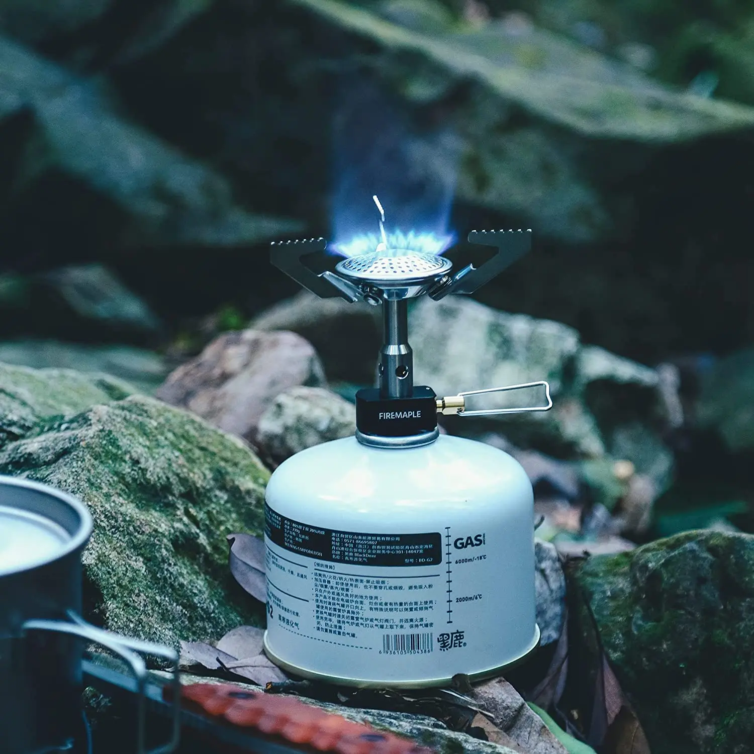 Fire Maple Buzz Mini Portable Outdoor Stove Burner Backpacking Propane Camping Ultralight Foldable Outdoor Cooking Gas Stoves