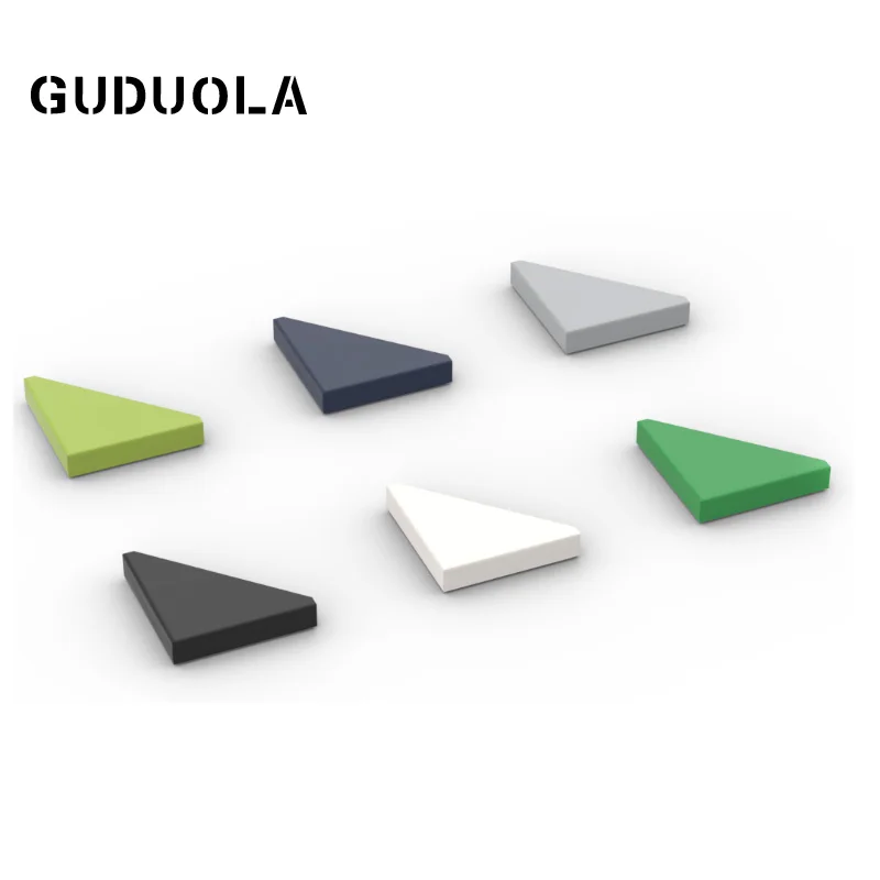 

Строительные блоки Guduola Tile 2x2 треугольные (35787/69537) MOC, игрушки, детали 10 шт./лот