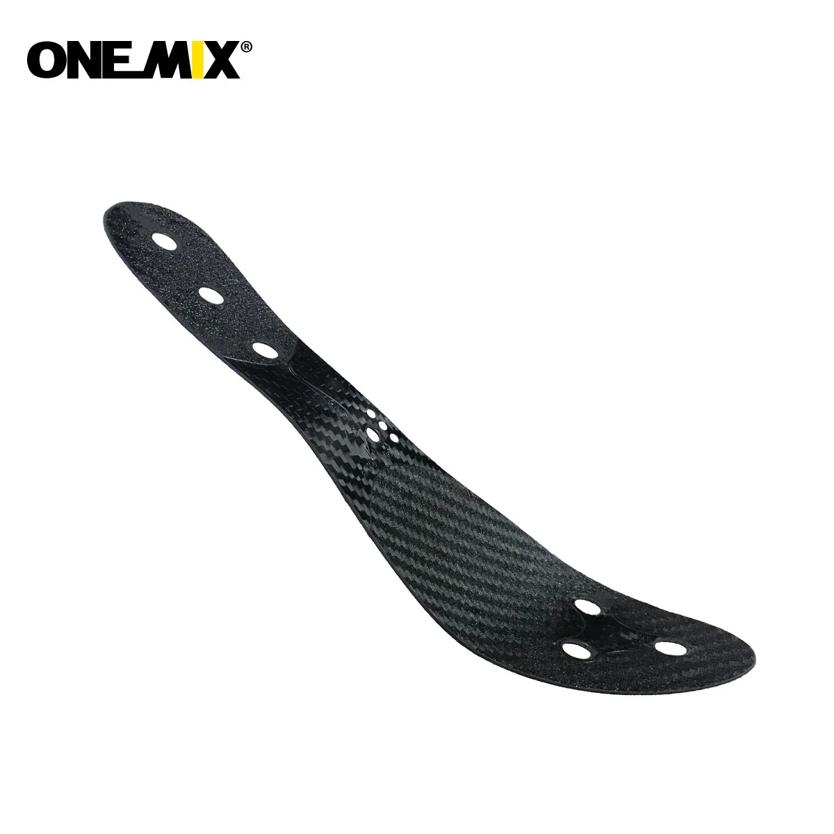 Onemix Plantilla de placa de carbono para zapatillas de correr, 45 grados para aumentar la velocidad, plantillas deportivas de fibra de carbono para atletas, choque