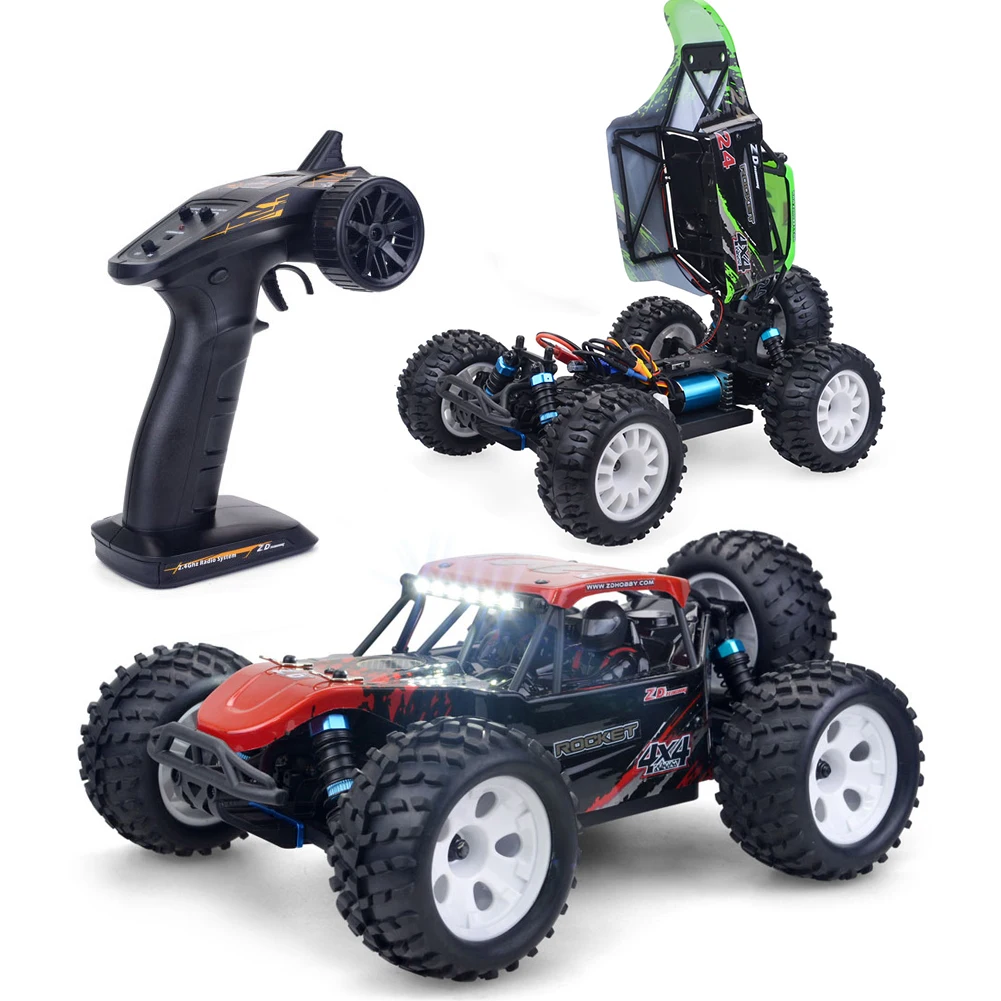 

ZD Racing DTK-16 1/16 High Speed RC Car 4WD Brushless RTR Brushed Remote Control 55km/h 2.4G Off-Road Desert Truck for RC Car