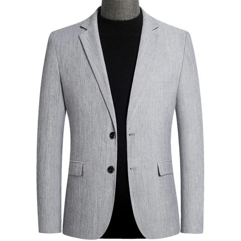 

Spring Autumn Men Casual Blazer England Style Slim Fit Formal Men's Suits Host Wedding Party Men Jackets Blazers