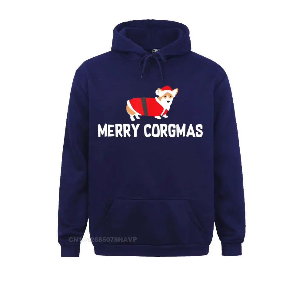 Corgi Christmas Shirt Merry Corgmas Holiday Dog Owner Gift Sweatshirts Father Day Custom Hoodies Long Sleeve Brand Clothes Men\'s