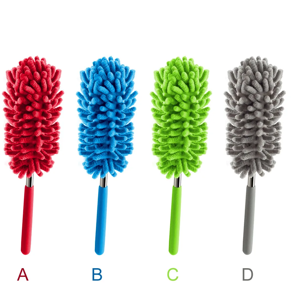 

Telescopic Stainless Steel Rod Duster Home Car Cleaning Retractable Dusting Brush Cleaning Tool