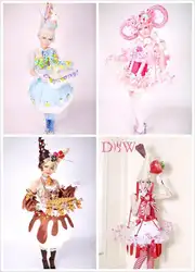 DJ singer GOGO guest bar commercial show catwalk show costume Ice cream girl costumecarnival party dress