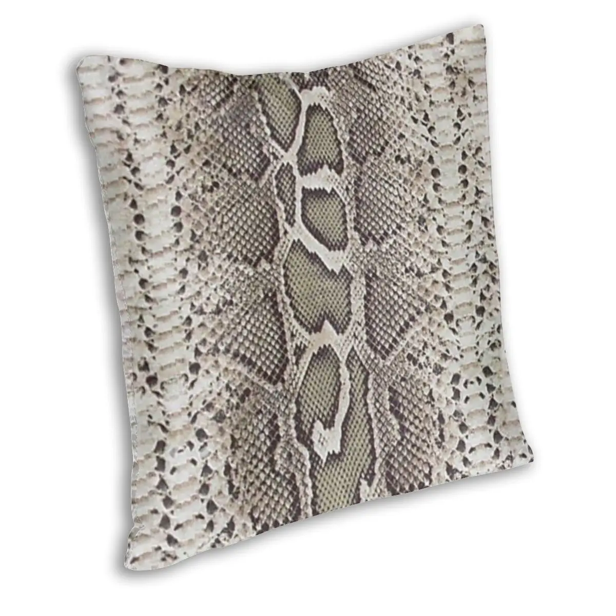 Faux Boa Constrictor Snake Skin Throw Pillow Cover Polyester Decorative Pillow Snakeskin Creative Cushion Covers