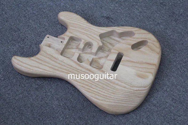 New brand project electric guitar kit with ASH body by CNC