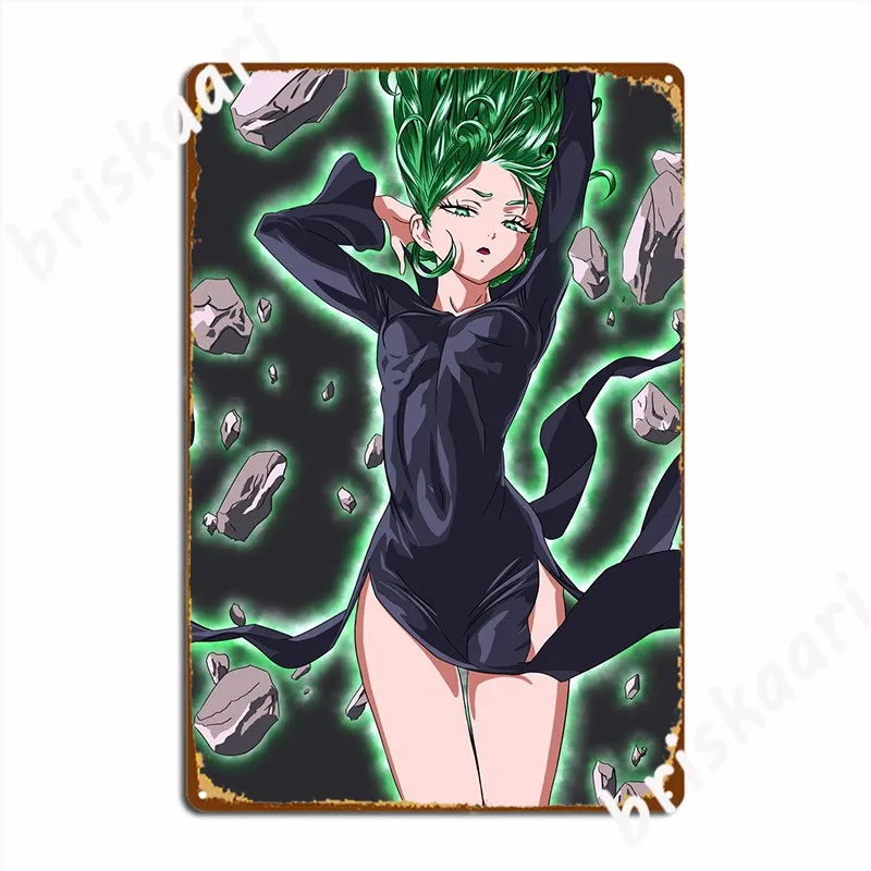 Terrible Tatsumaki Poster Metal Plaque Classic Pub Garage Cinema Kitchen Plaques Tin Sign Posters