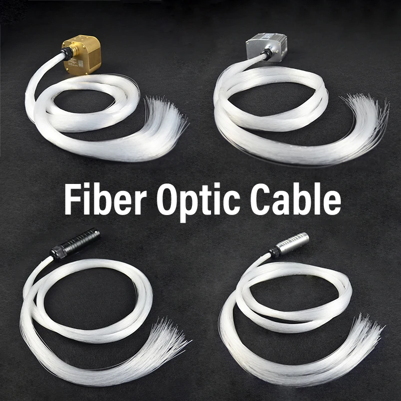 fiber optic cable 0.75MM end glow plastic for all kind fiber optic light 100~200PCS/ 2M Star Sky Effect roof Ceiling Decoration