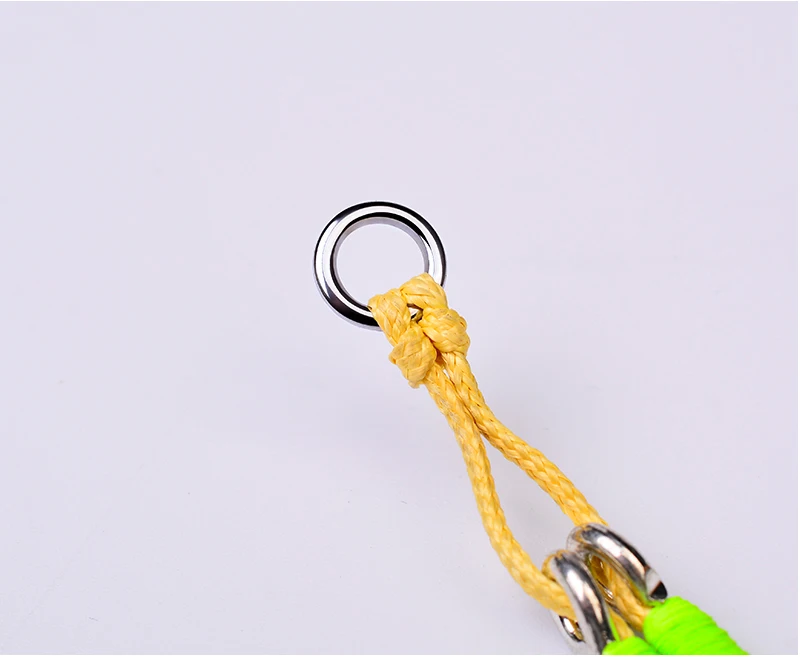 PROBEROS 20pcs 304 Stainless Steel Fishing Solid Rings 1#-5# Heave-Duty Seamless Rings Metal Polishing Jig Fishing Rings Tackle