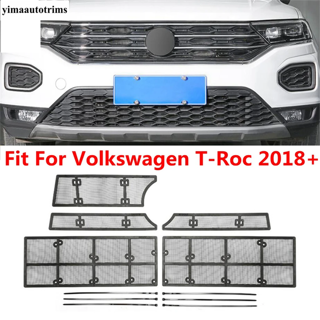 

Front Grille Insert Net Insect Screening Mesh Protection For Volkswagen T-Roc T Roc 2018 - 2021 Accessories Exterior Refit Kit