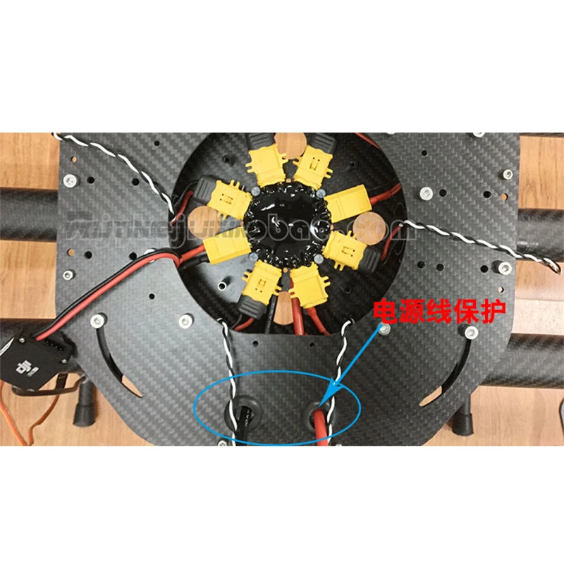 Anneau de protection d'antenne en caoutchouc, 50 pièces, cordon d'alimentation Double face, anneau isolant Anti-court-Circuit en caoutchouc de Type O, modèle aérien UAV