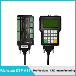 CNC 3-axis 4-axis controller RichAuto genuine DSP A11E A18 English version CNC engraving machine motion control system