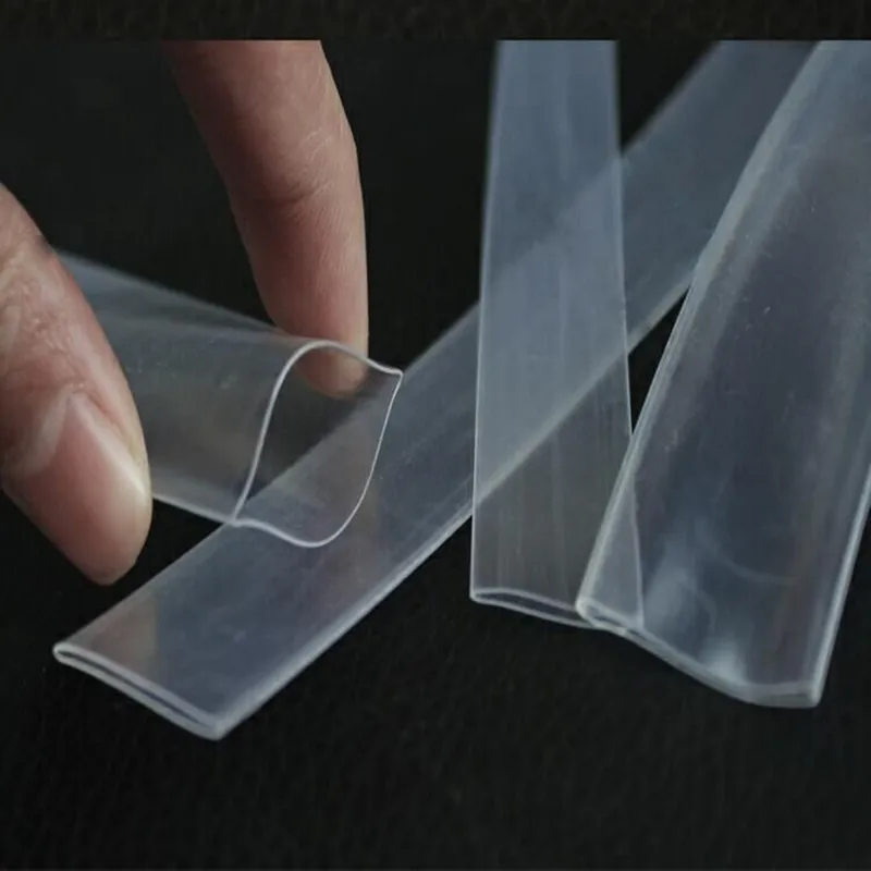 1meter/lot 2:1 Transparent Heat Shrinkable Tube Clear Heat Shrinkable Wire Sleeve 12MM 14MM 16MM 20MM 30MM 35MM 40MM 50MM 60MM