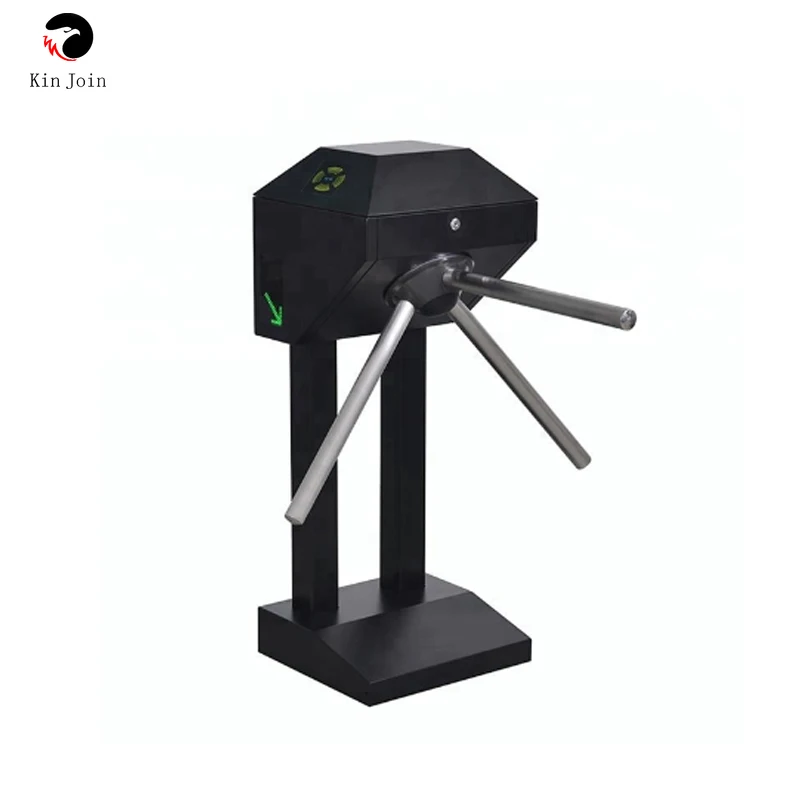 Smart RFID Semi-Automatic Access Control System Vertical Tripod Turnstile