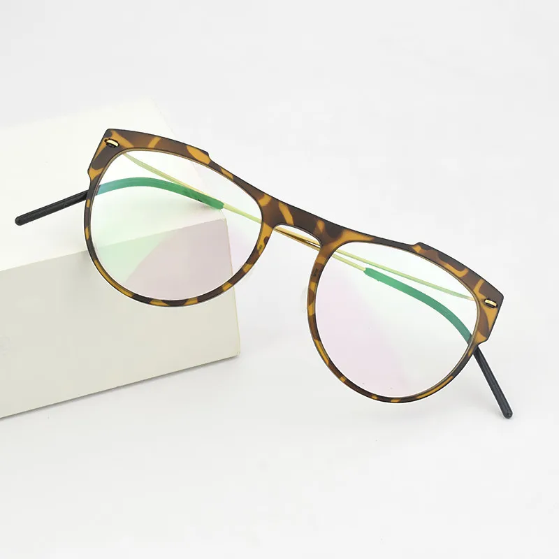 

2025 Round optical glasses frame women eyeglasses brand TR90 transparent Retro eye glasses frames for men spectacle frames 6557