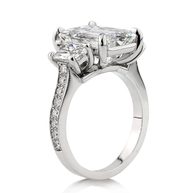 CAOSHI Modern Style Trendy Wedding Bands for Women Brilliant Crystal Fashionable Bridal Accessories Luxury Female Jewelry Gift