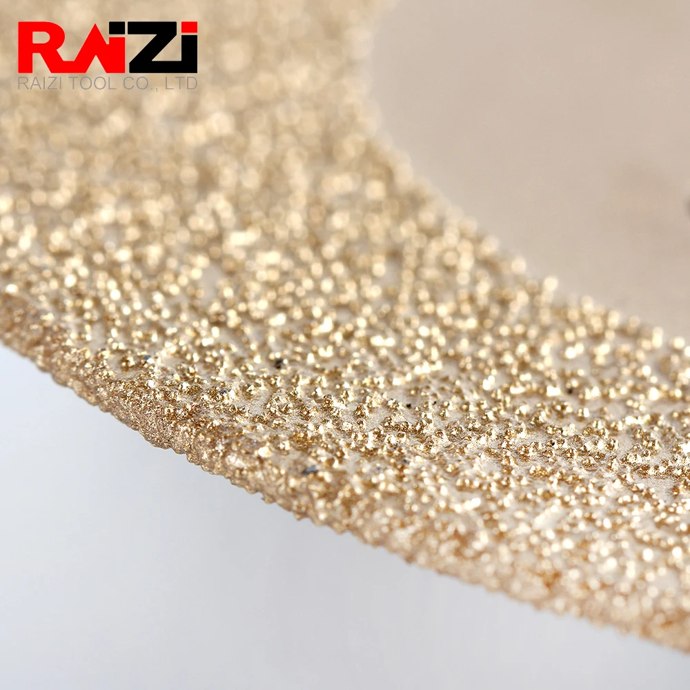 Raizi 1Pcs High Quality Vacuum Brazed Diamond Grinding Disc  For Granite Marble Natural Stone Tile