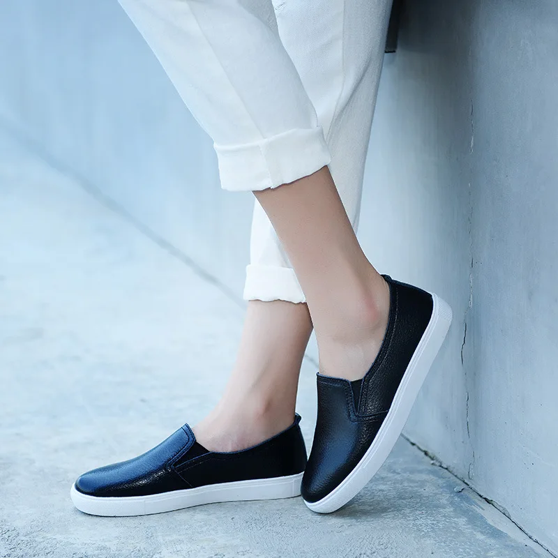 Scarpe di Cuoio delle donne Degli Appartamenti Mocassini Casual Donna Mocassini Slip-on Scarpe per Le Donne Mocassini Modo di Alta Qualità In