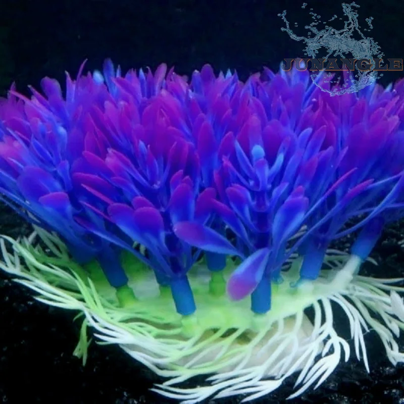 

Aquarium Decorations Simulation of Aquatic Plants, Water Grass, Flower Fish Tank, Small Purple Plant